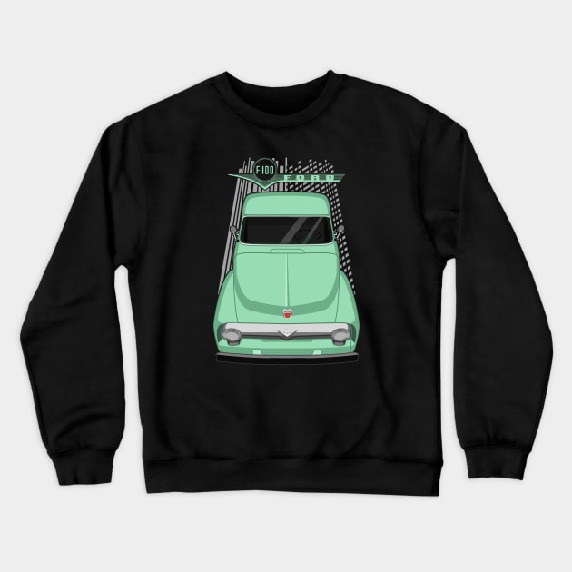 Ford F100 2nd gen - Meadowmist Green Crewneck Sweatshirt by V8social